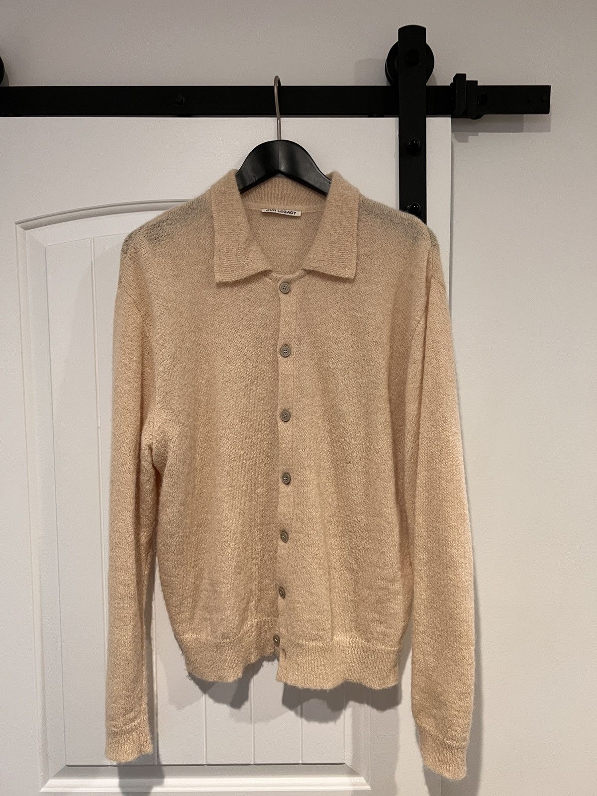 Our Legacy Our Legacy Evening Polo (Camel Fuzzy Alpaca) | Grailed