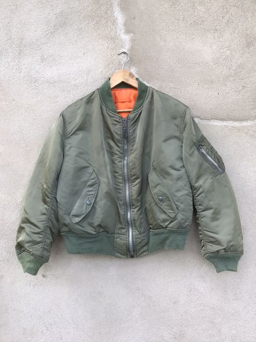 Vintage RARE VINTAGE 70s ALPHA INDUSTRIES MA1 USAF BOMBER JACKET | Grailed