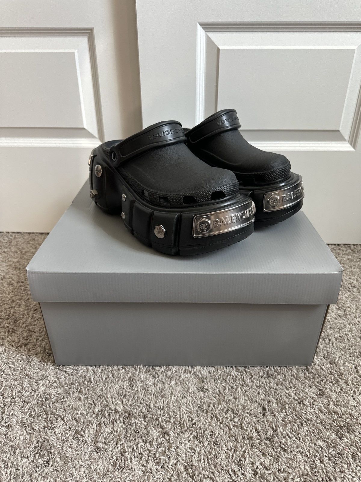 Balenciaga Balenciaga Summer 22 Hardcrocs Gothic Crocs Sneaker Sandals ...