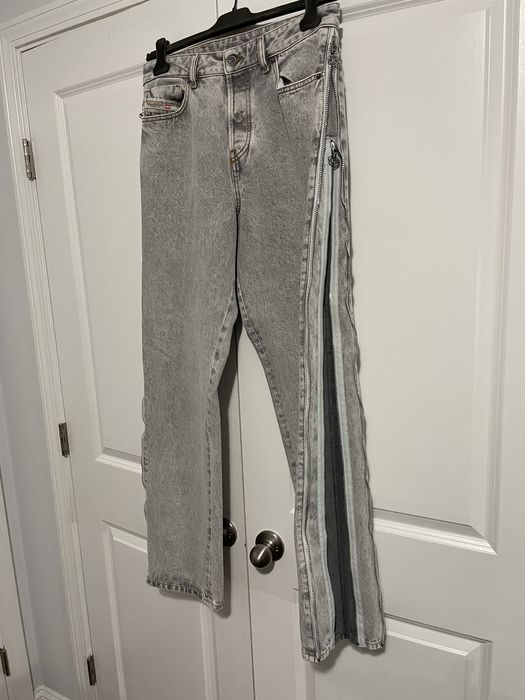 Diesel Diesel Zipper Flared Jeans Grailed