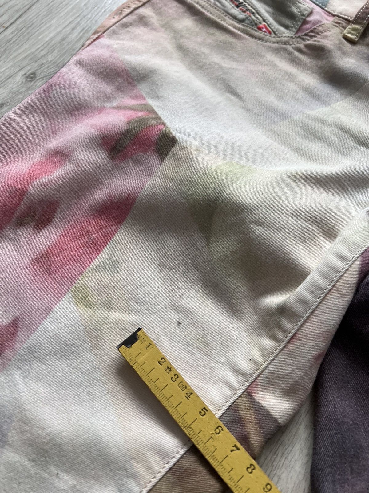 Diesel × Vintage Diesel Flowers Pants Rare Size 34" / US 12 / IT 48 - 6 Thumbnail