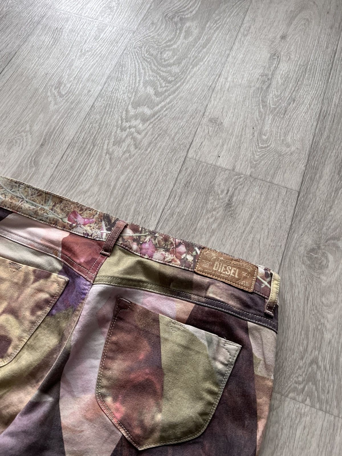 Diesel × Vintage Diesel Flowers Pants Rare Size 34" / US 12 / IT 48 - 12 Thumbnail