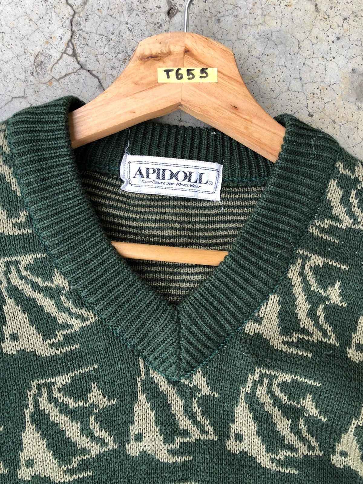 Aran Isles Knitwear × Designer 💥Vintage APIDOLL Aran Colourknit Jumper Knit Sweater Size US S / EU 44-46 / 1 - 6 Thumbnail