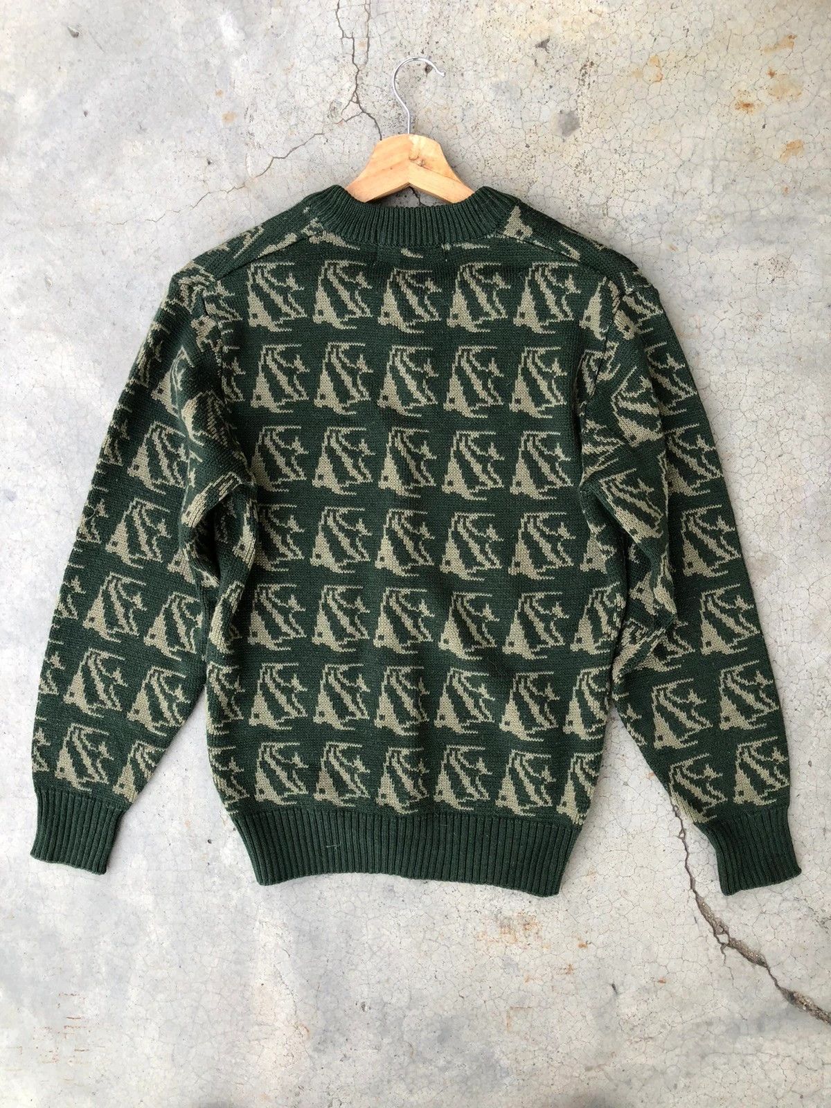 Aran Isles Knitwear × Designer 💥Vintage APIDOLL Aran Colourknit Jumper Knit Sweater Size US S / EU 44-46 / 1 - 8 Thumbnail