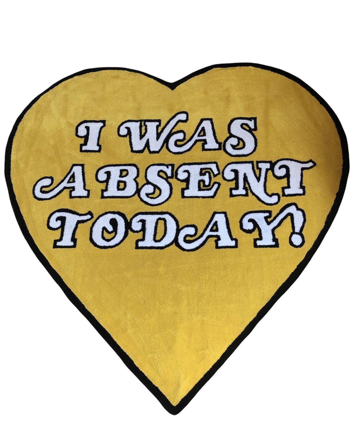 Absent Absent "I Was Absent Today!" Rug Size ONE SIZE - 1 Thumbnail