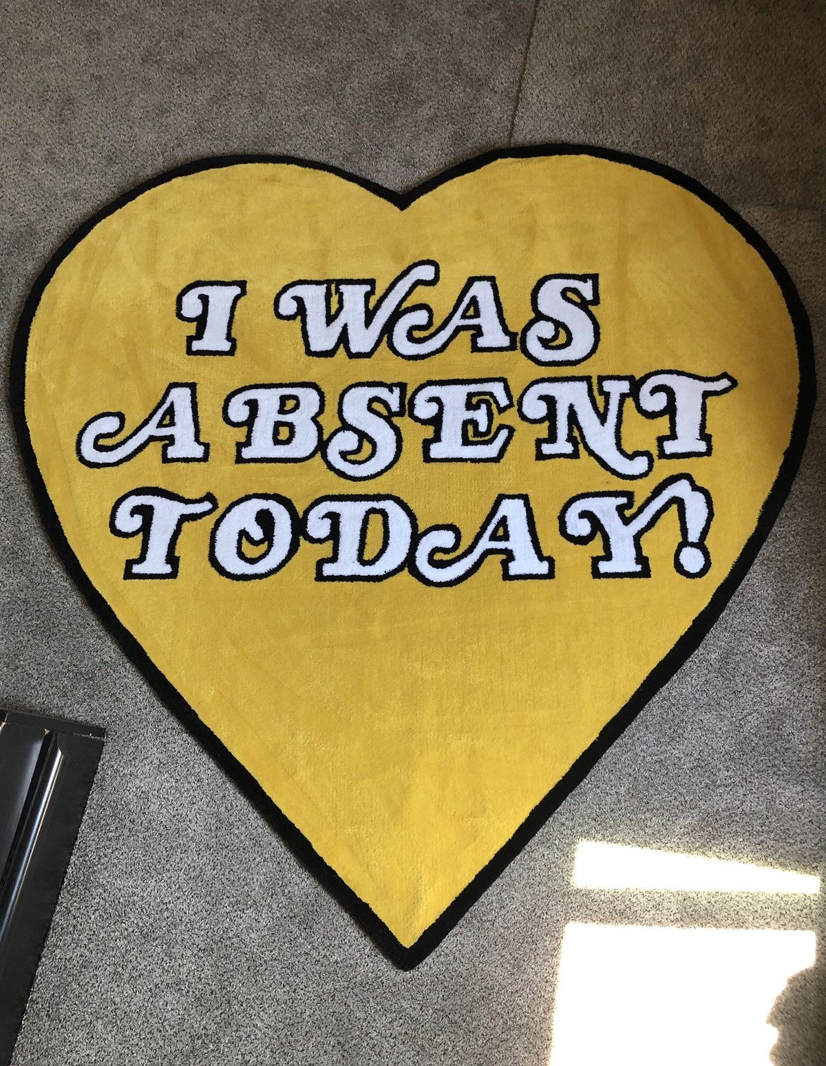 Absent Absent "I Was Absent Today!" Rug Size ONE SIZE - 2 Thumbnail