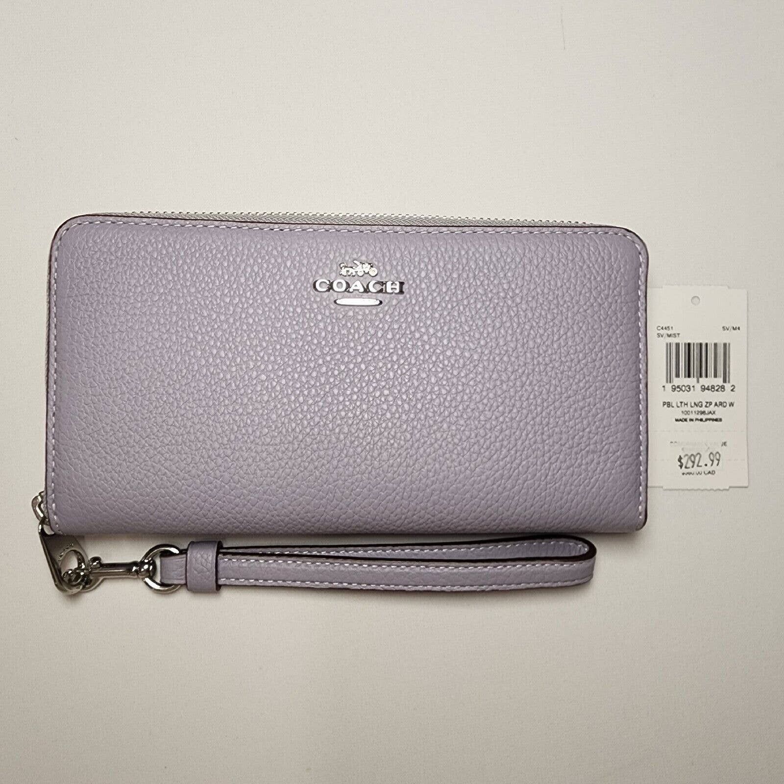 Coach 2 in store 1 wallet NWT leather