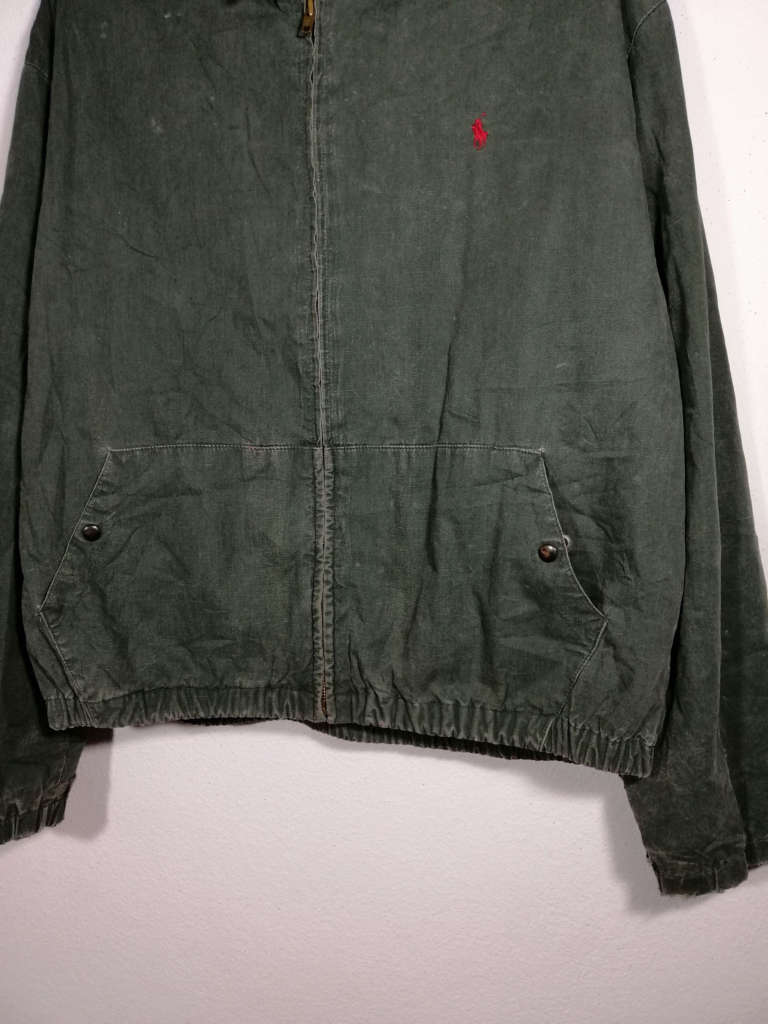 Polo Ralph Lauren POLO RALPH LAUREN ZIPPER DISTRESSED JACKET Size US M / EU 48-50 / 2 - 14 Thumbnail