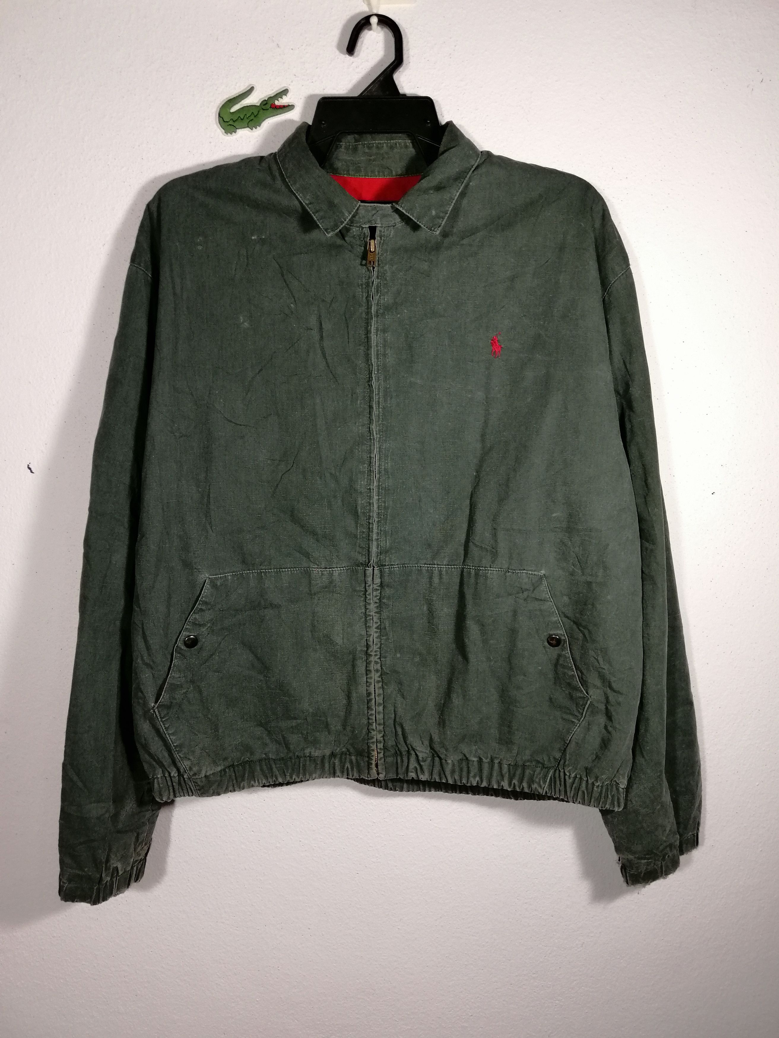 Polo Ralph Lauren POLO RALPH LAUREN ZIPPER DISTRESSED JACKET Size US M / EU 48-50 / 2 - 1 Thumbnail