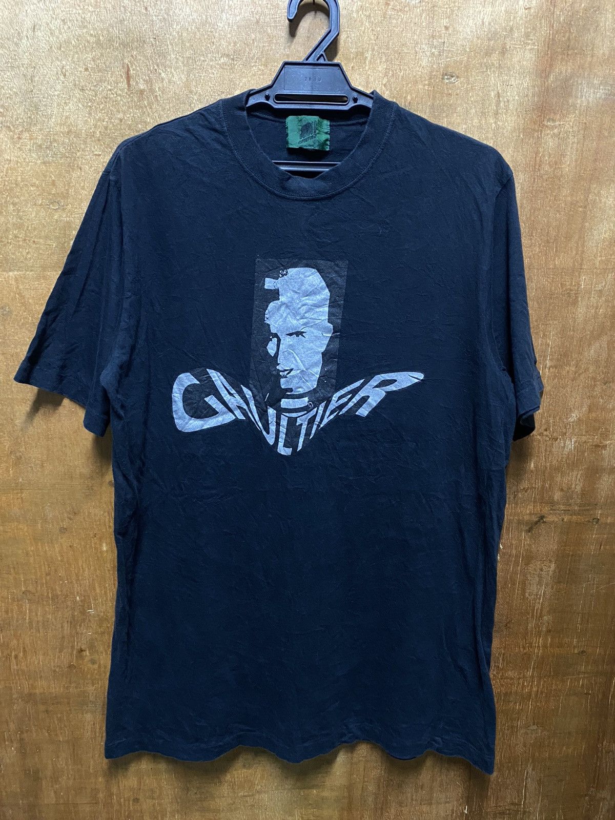 Jean Paul Gaultier × Vintage 💥steal💥Vintage 80s Junior Gaultier T Logo Single Stitch Size US M / EU 48-50 / 2 - 1 Thumbnail
