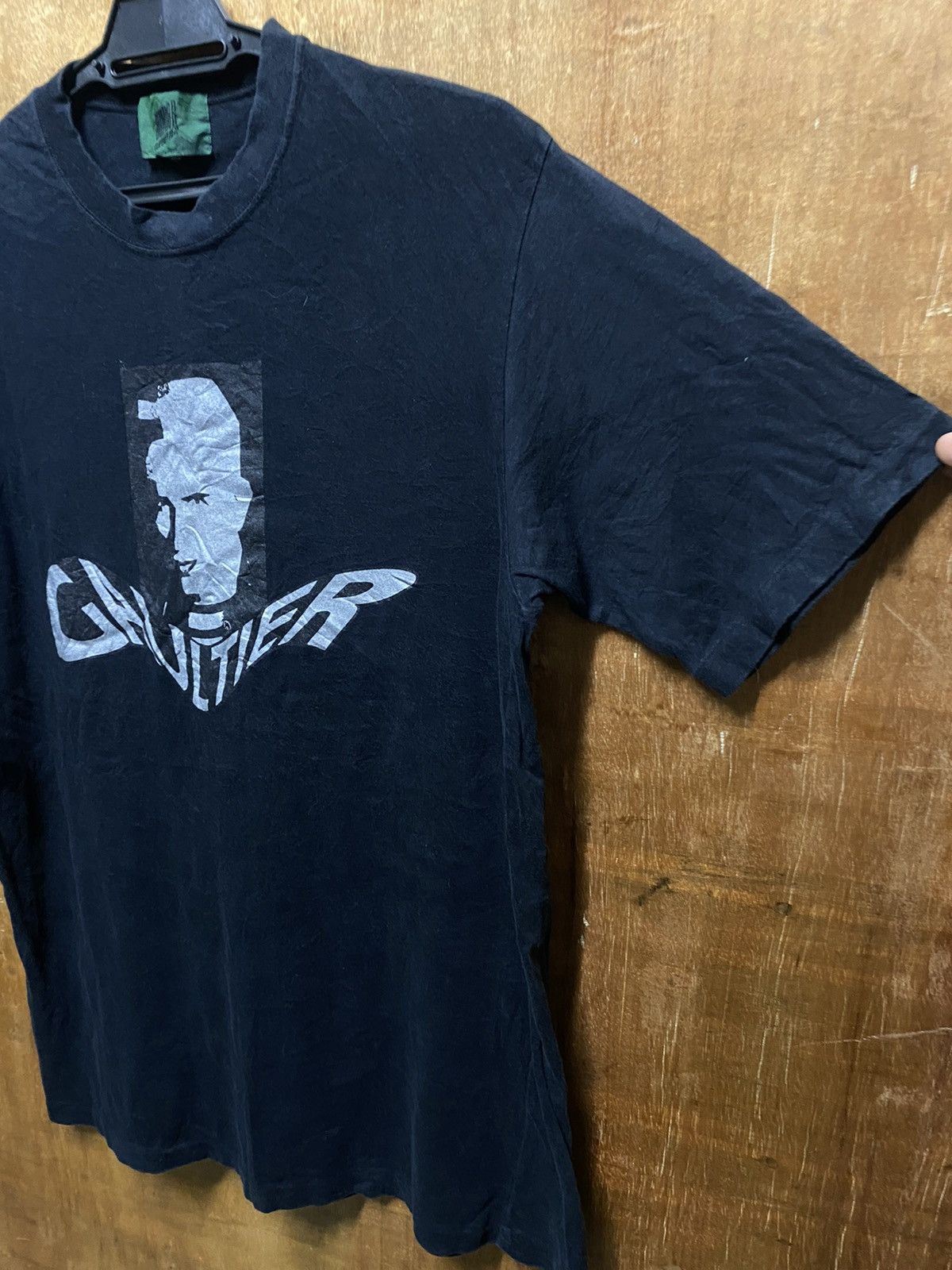 Jean Paul Gaultier × Vintage 💥steal💥Vintage 80s Junior Gaultier T Logo Single Stitch Size US M / EU 48-50 / 2 - 3 Thumbnail