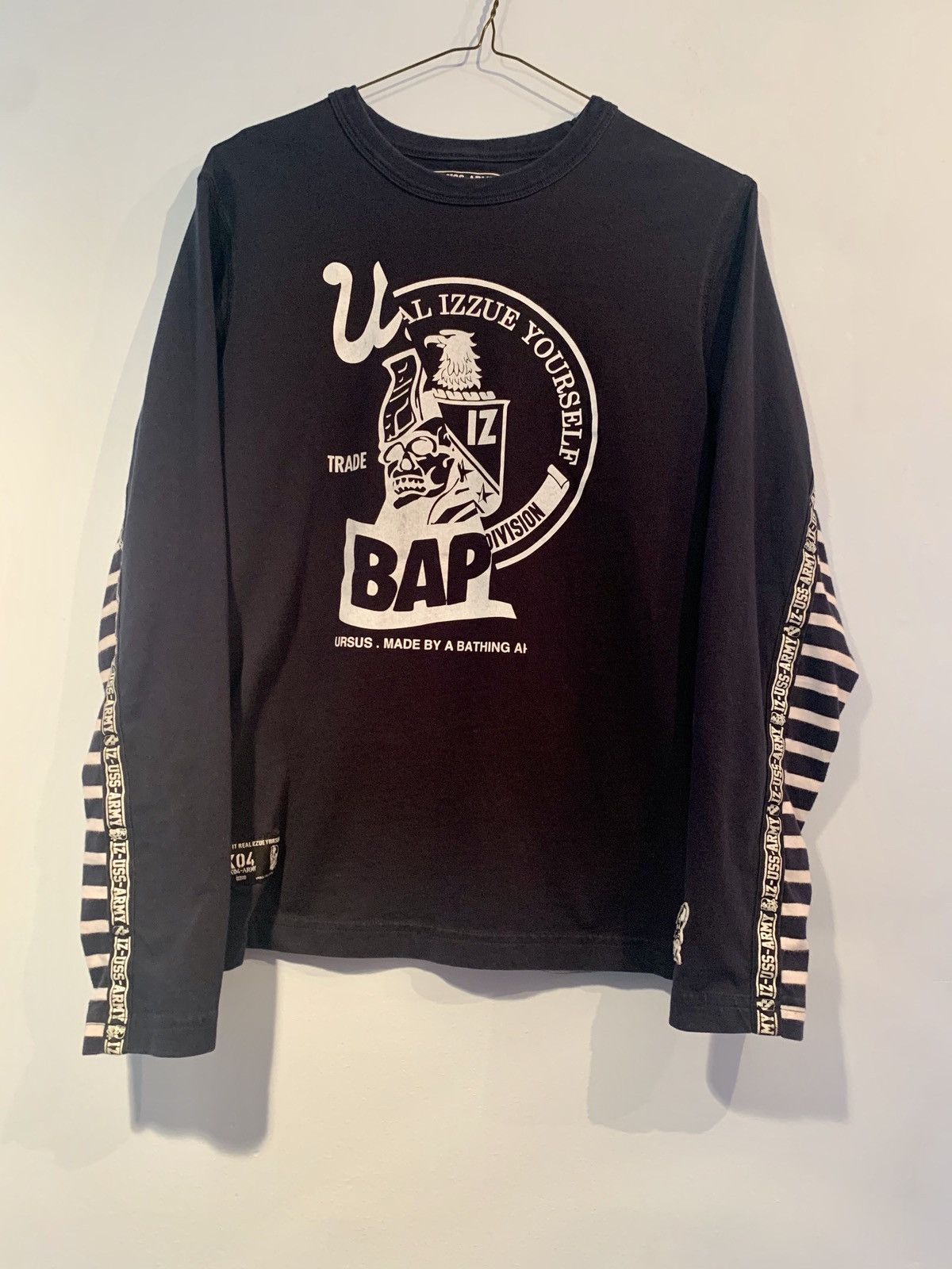 image of Bape Ursus Longsleeve in Black, Men's (Size Medium)