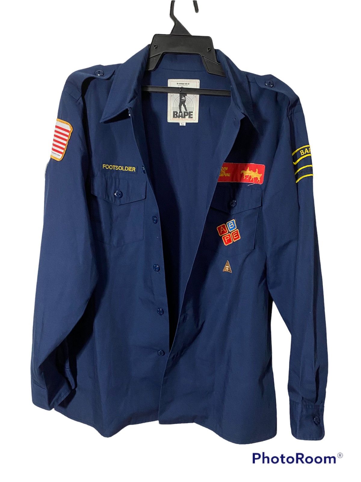 Bape × Vintage Boyscout Shirt Size US L / EU 52-54 / 3 - 2 Thumbnail
