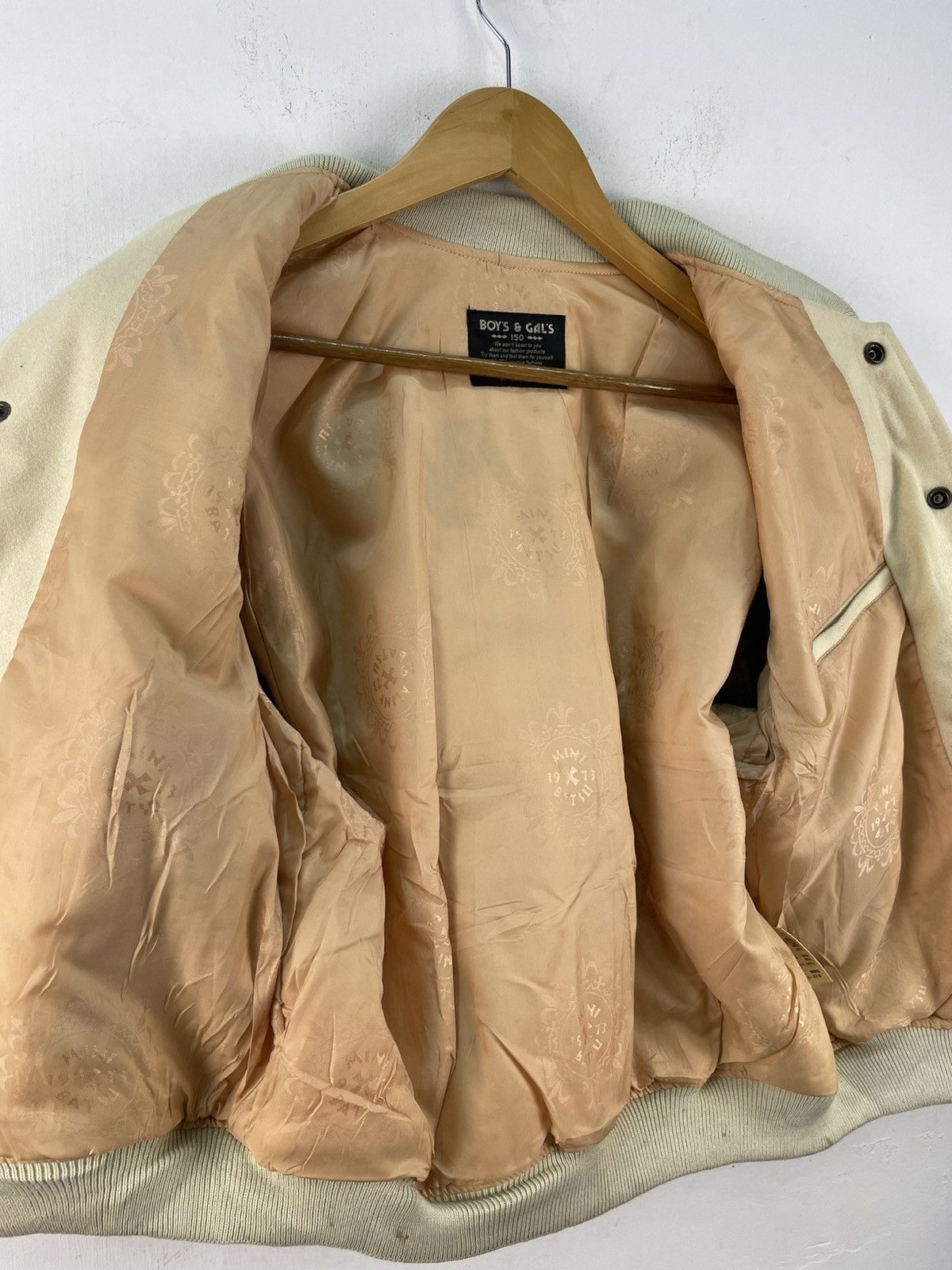 Japanese Brand Vintage 80s Batsu Varsity Leather Jacket Size Small Size S / US 4 / IT 40 - 9 Thumbnail