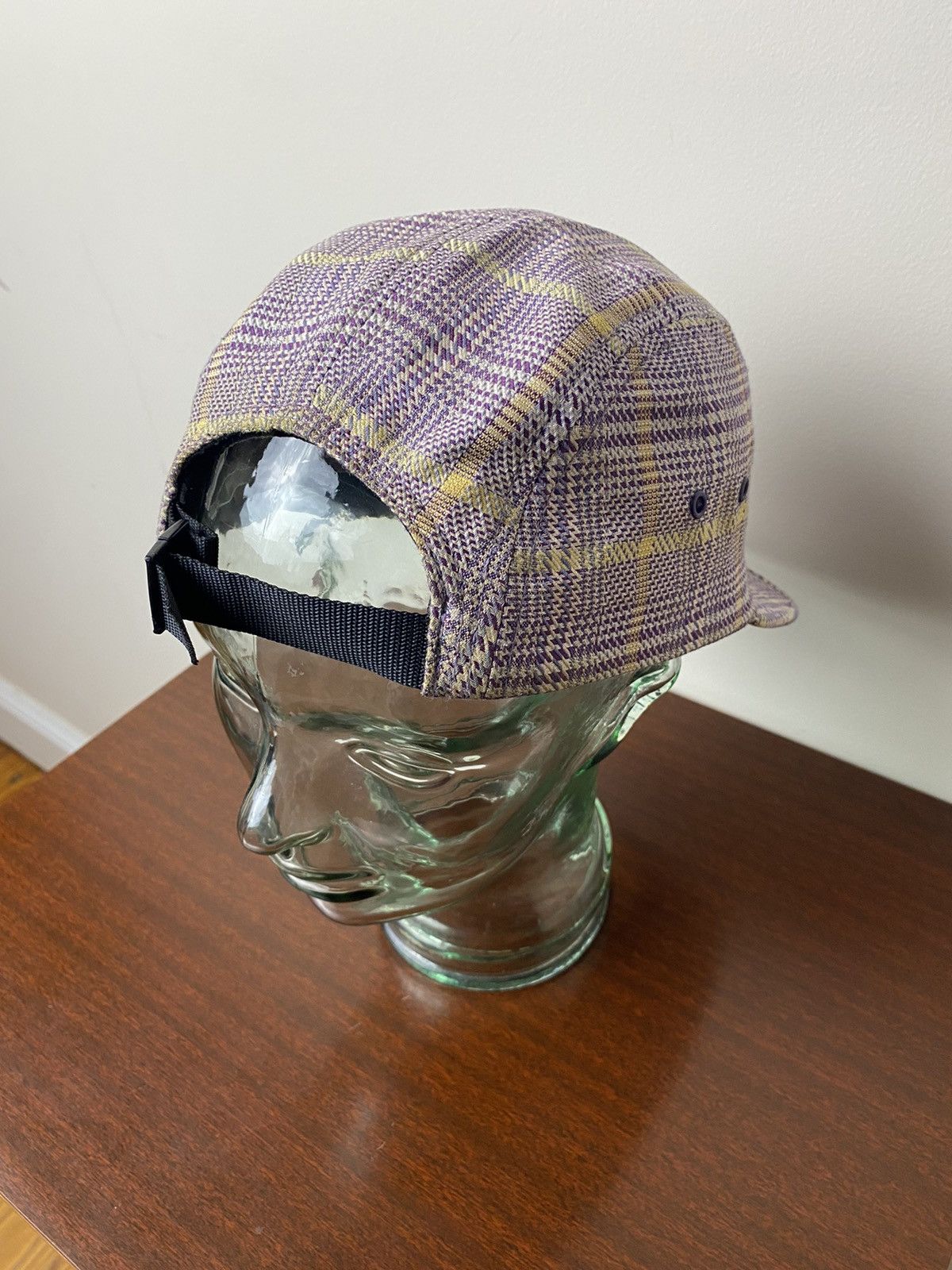 Supreme Supreme Purple Plaid Box Logo Hat Size ONE SIZE - 3 Thumbnail