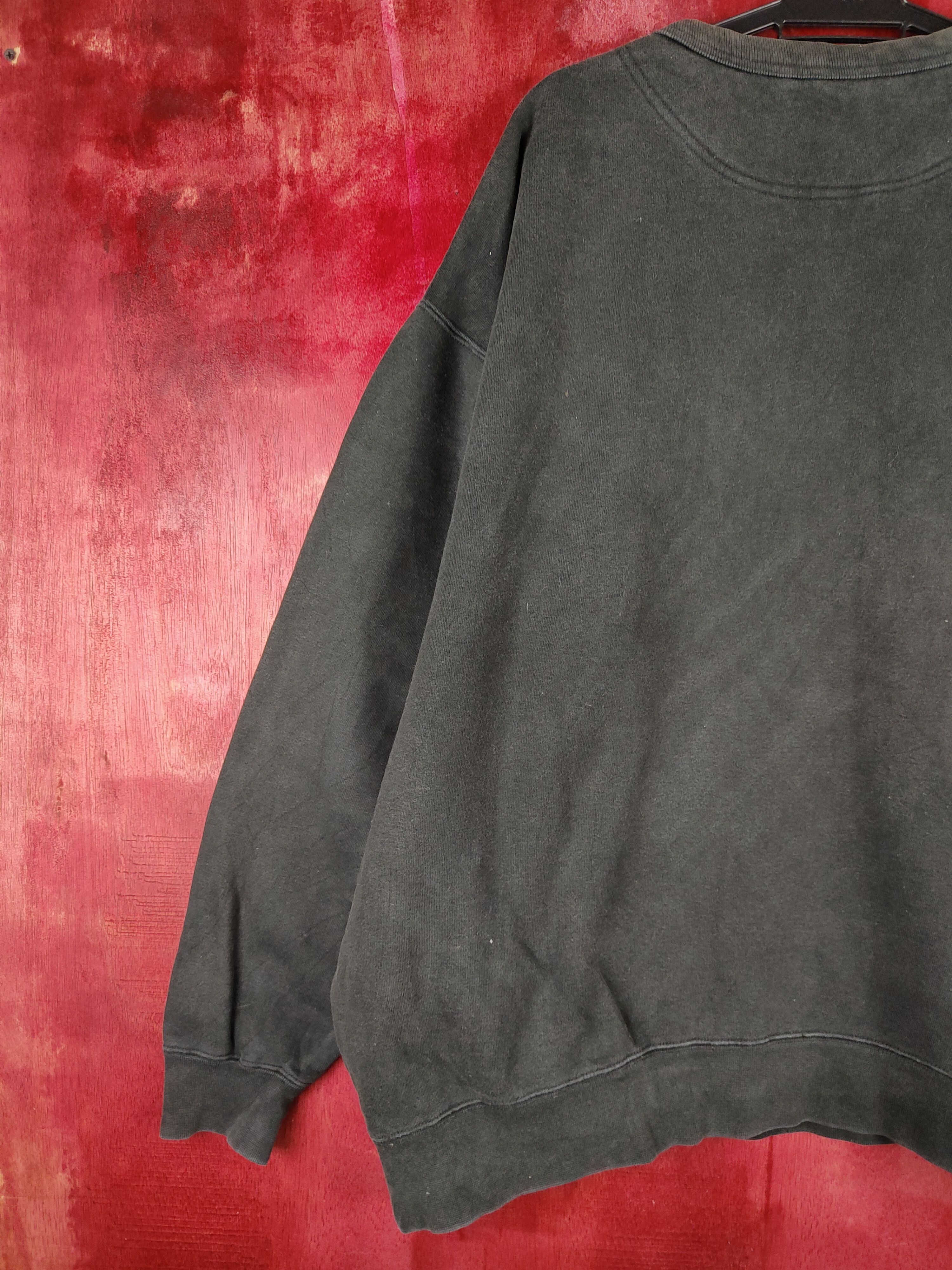 Japanese Brand a k.a.hye-tech Black Faded Sweatshirt #283B Size US XXL / EU 58 / 5 - 9 Thumbnail