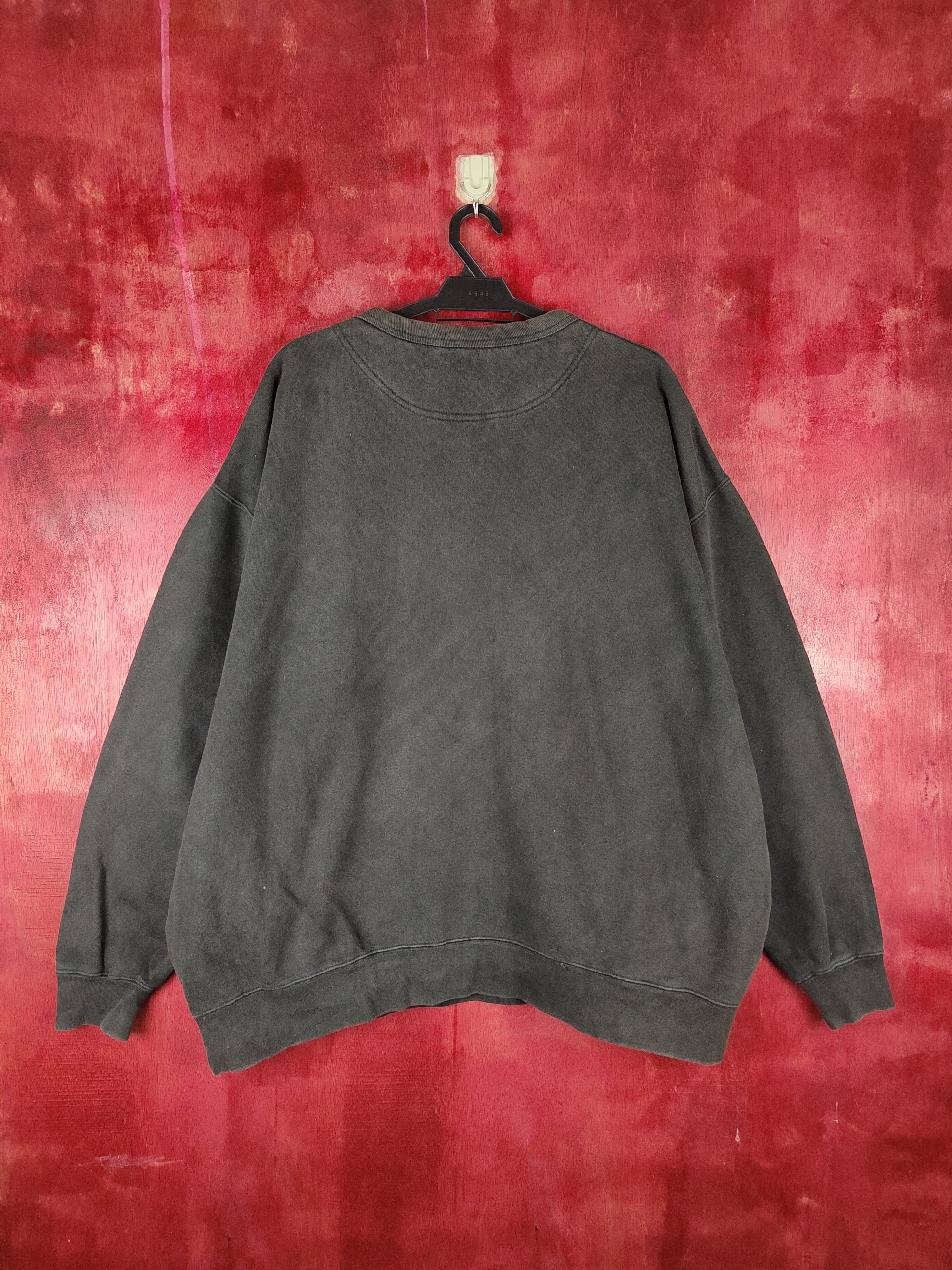 Japanese Brand a k.a.hye-tech Black Faded Sweatshirt #283B Size US XXL / EU 58 / 5 - 8 Thumbnail