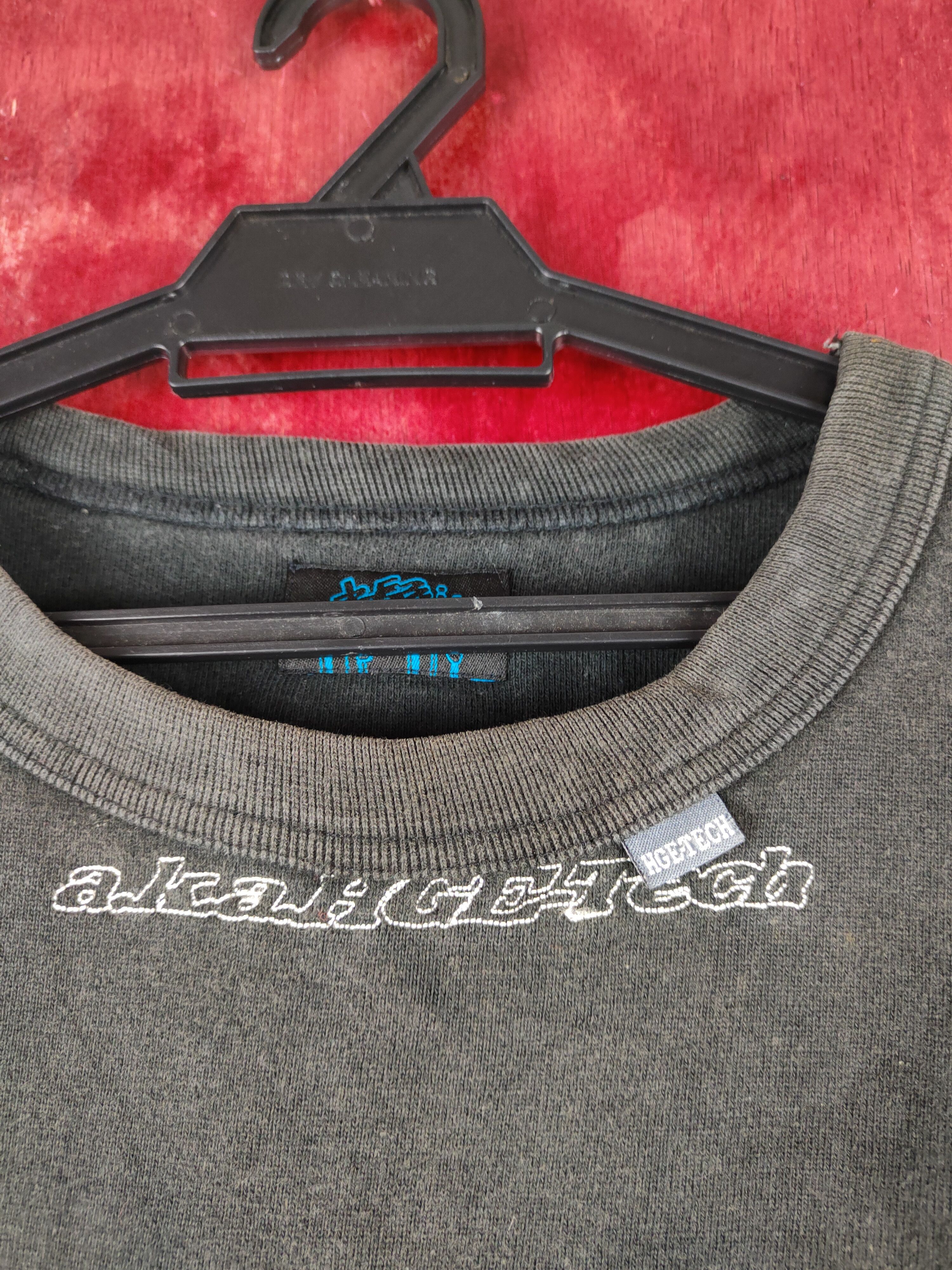 Japanese Brand a k.a.hye-tech Black Faded Sweatshirt #283B Size US XXL / EU 58 / 5 - 3 Thumbnail