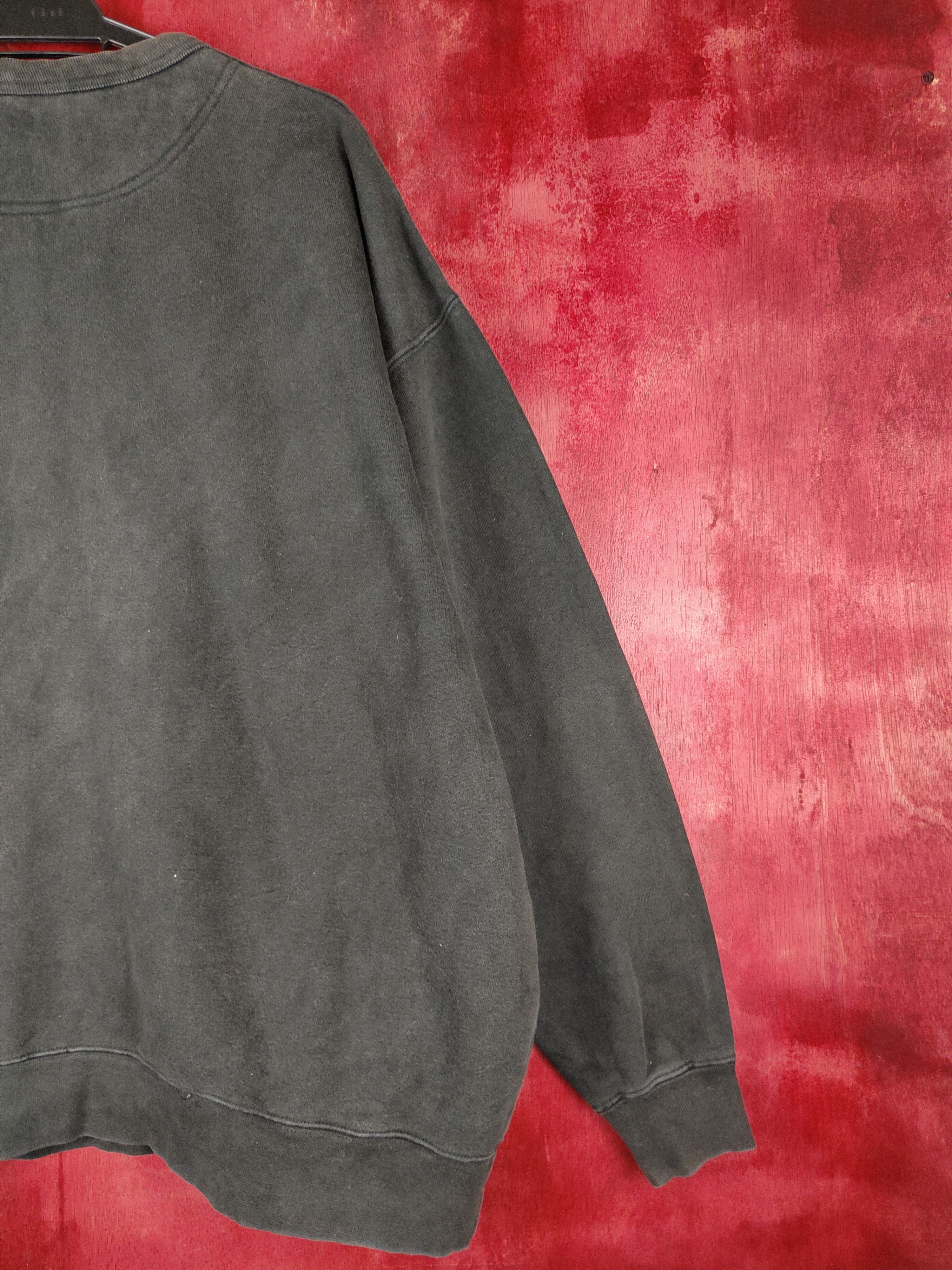 Japanese Brand a k.a.hye-tech Black Faded Sweatshirt #283B Size US XXL / EU 58 / 5 - 10 Thumbnail