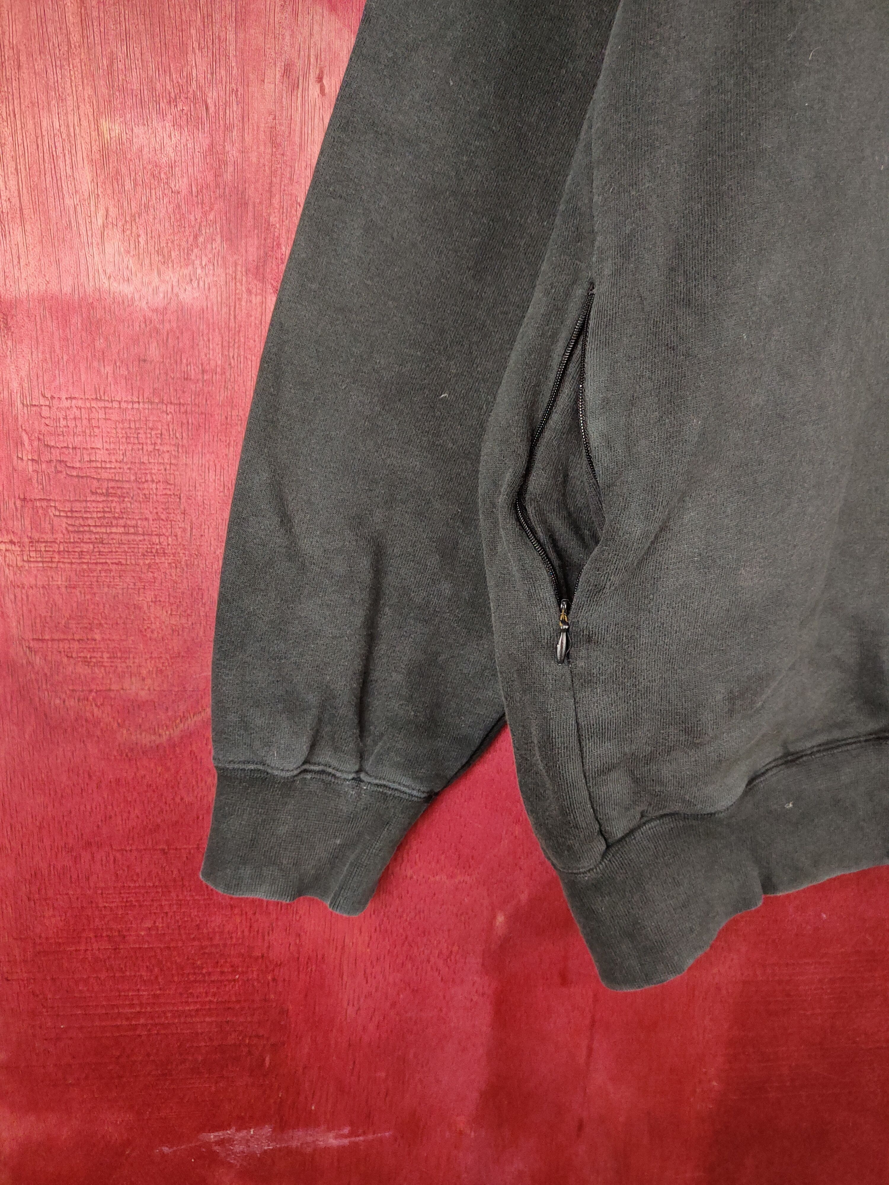 Japanese Brand a k.a.hye-tech Black Faded Sweatshirt #283B Size US XXL / EU 58 / 5 - 5 Thumbnail