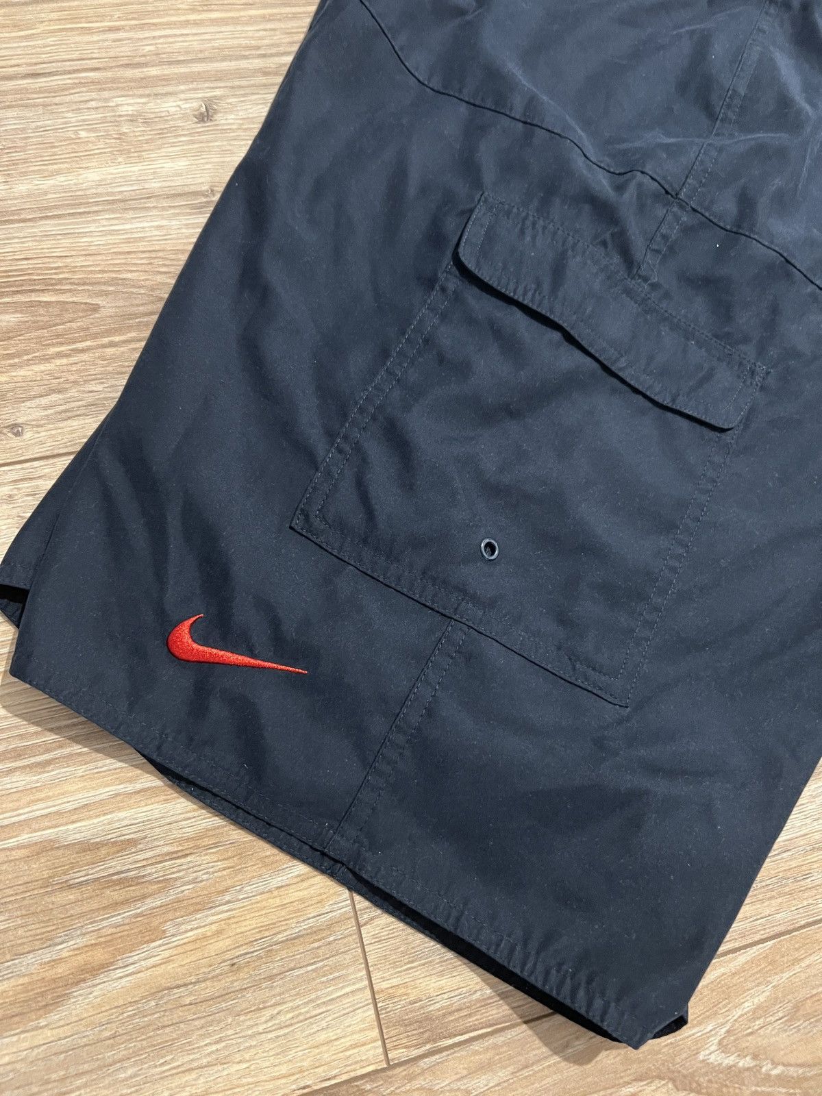 Nike × Vintage Short Cargo Nike Vintage Rare Streetwear Size US 35 - 2 Thumbnail