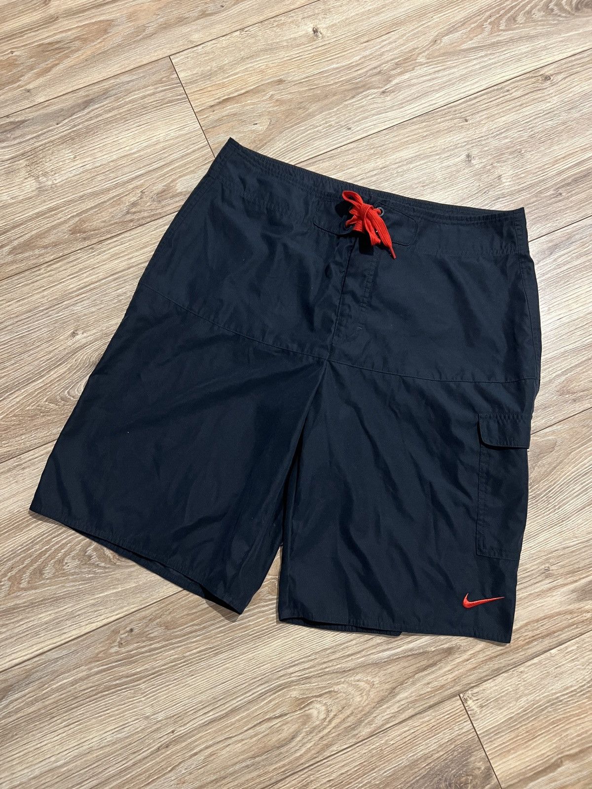Nike × Vintage Short Cargo Nike Vintage Rare Streetwear Size US 35 - 4 Thumbnail