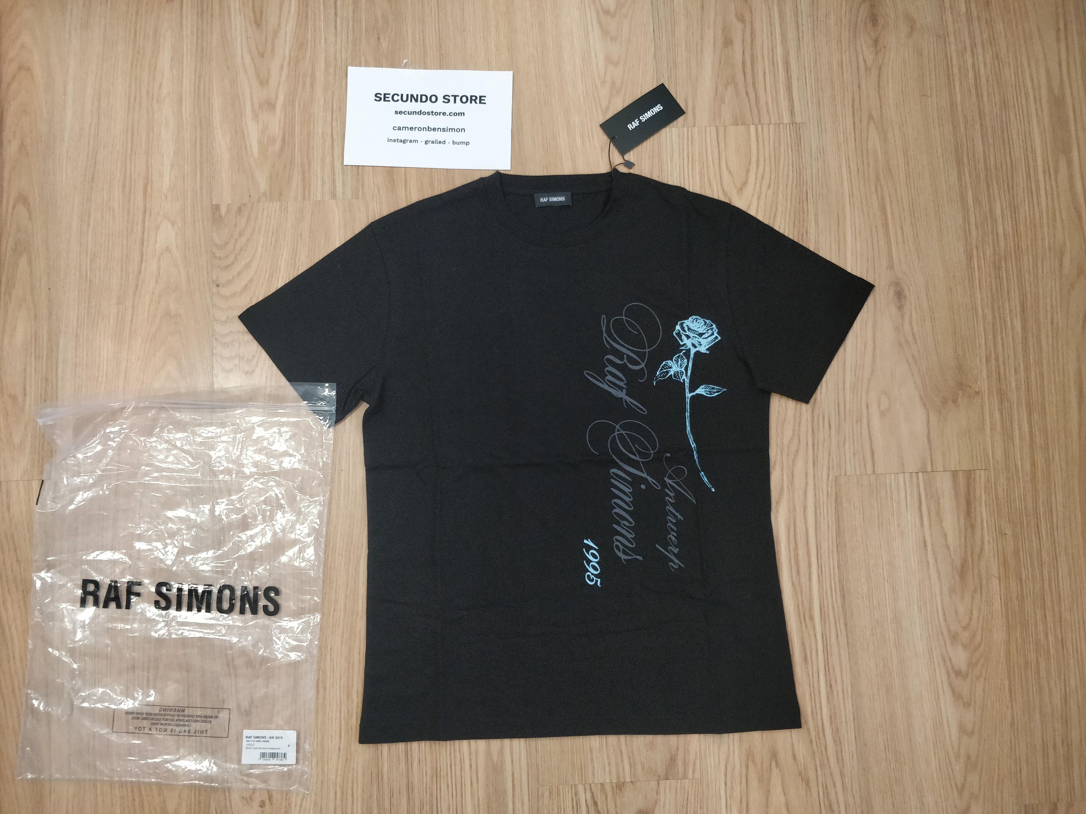 Raf Simons Raf Simons Black Antwerp Tshirt Size US S / EU 44-46 / 1 - 6 Thumbnail