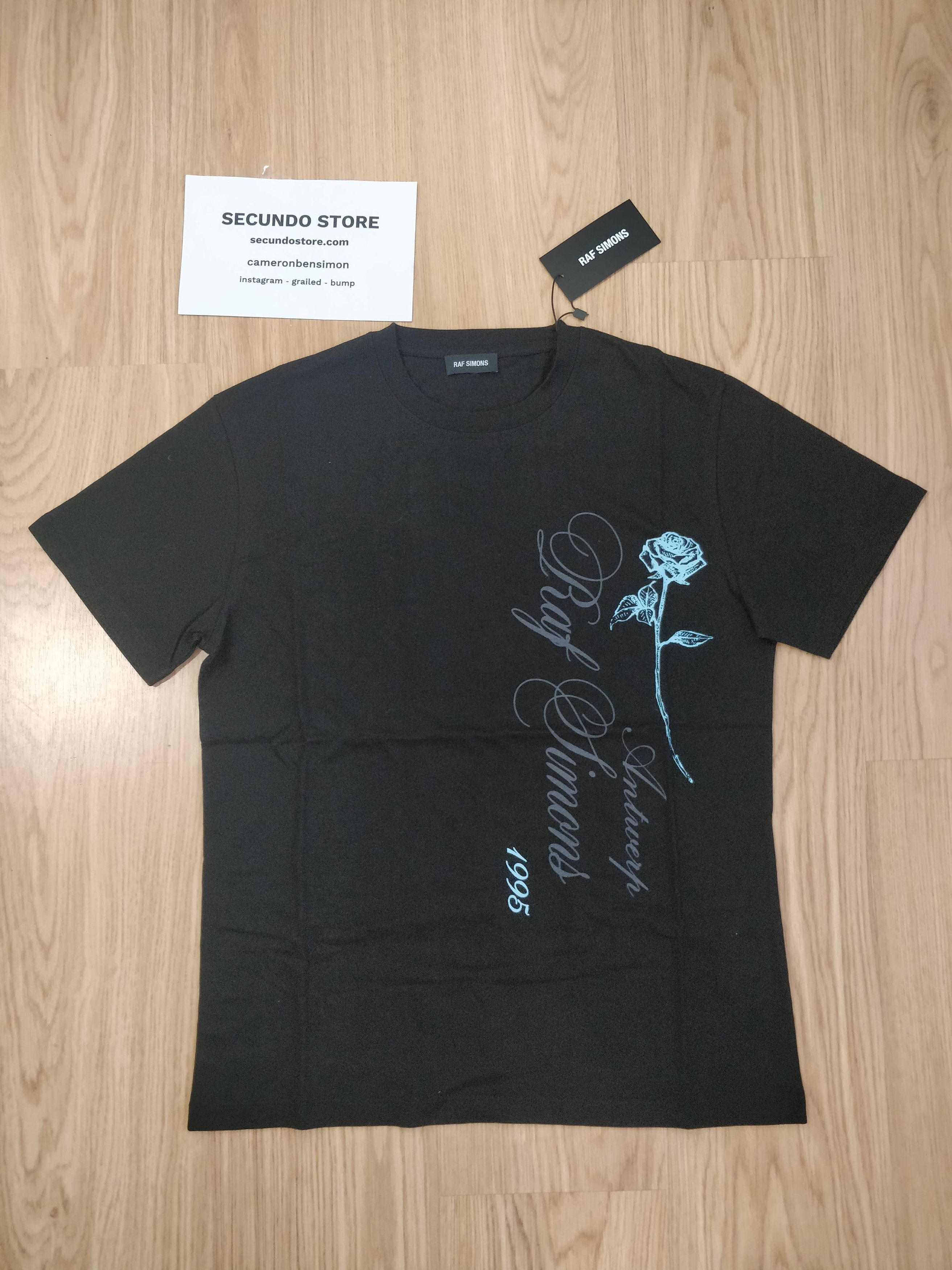 Raf Simons Raf Simons Black Antwerp Tshirt Size US S / EU 44-46 / 1 - 2 Thumbnail