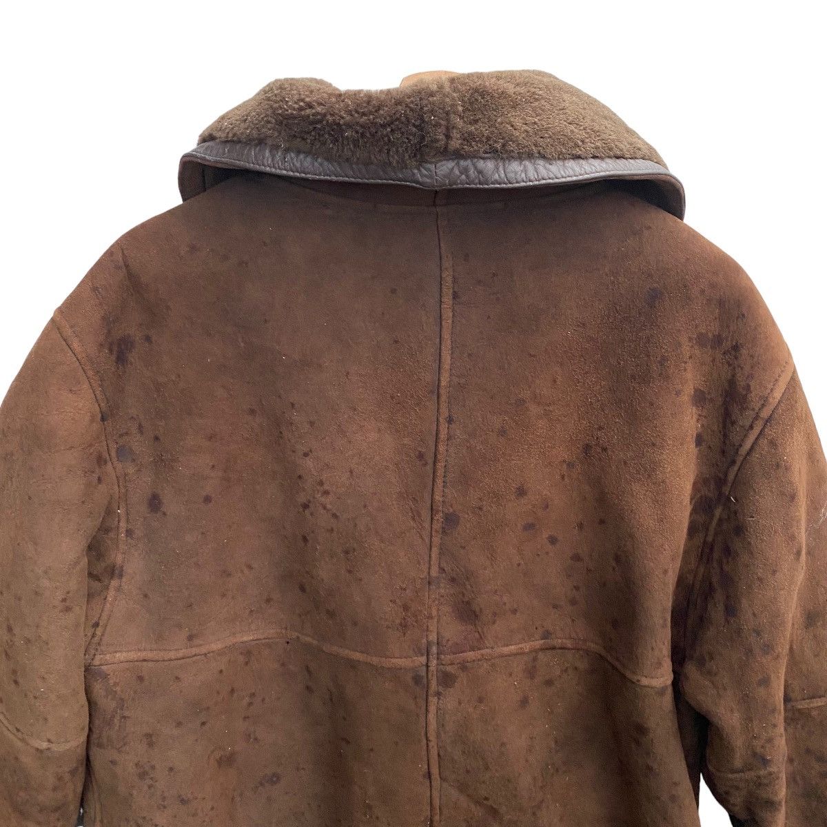 Designer × Vintage Vintage Sherling/Sherpa Suede Leather Jacket Size US L / EU 52-54 / 3 - 6 Thumbnail