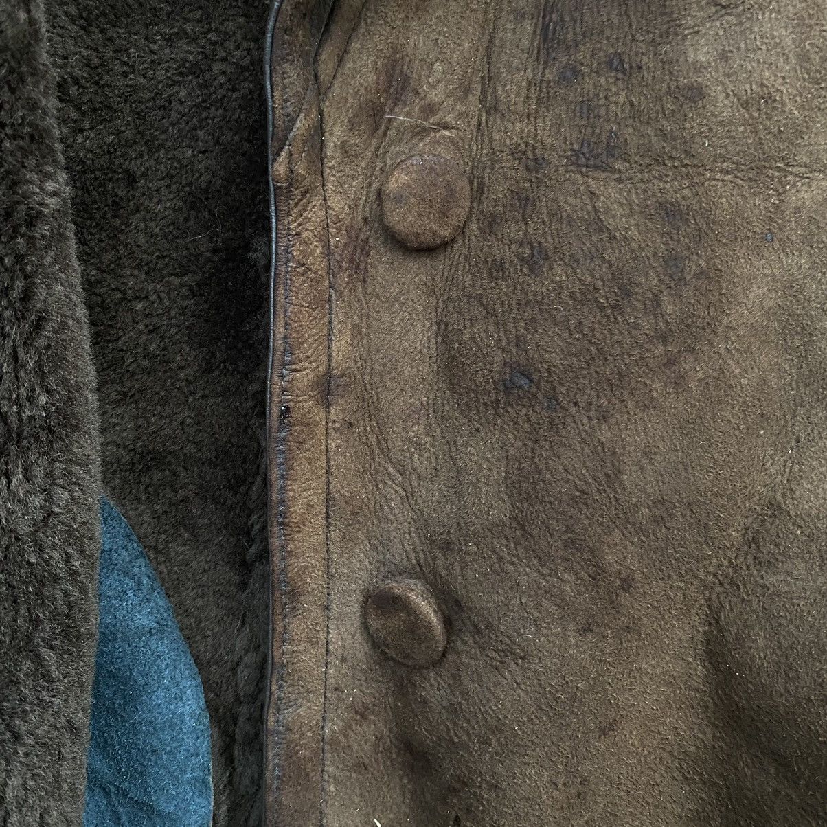 Designer × Vintage Vintage Sherling/Sherpa Suede Leather Jacket Size US L / EU 52-54 / 3 - 8 Thumbnail