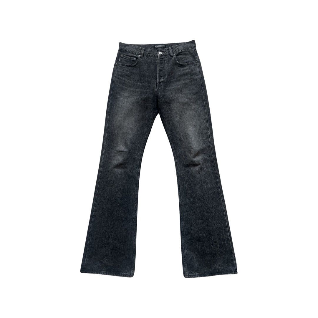 Balenciaga FW19 Flared Denim Jeans