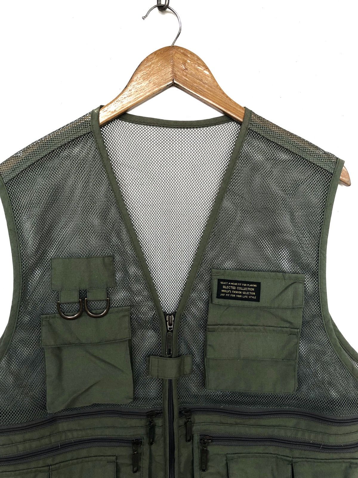Kodak 🇯🇵 Style Cargo Pocket Cinch Side Tactical Mesh Vest Size US L / EU 52-54 / 3 - 2 Thumbnail