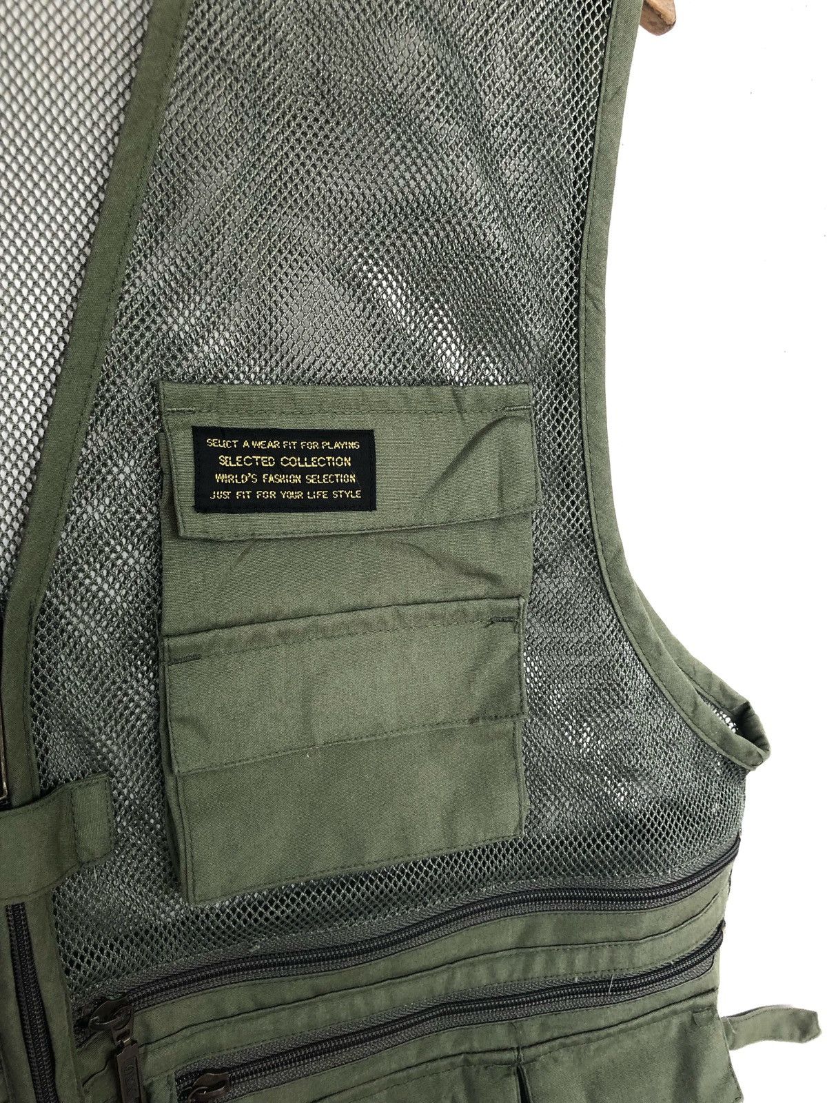 Kodak 🇯🇵 Style Cargo Pocket Cinch Side Tactical Mesh Vest Size US L / EU 52-54 / 3 - 3 Thumbnail