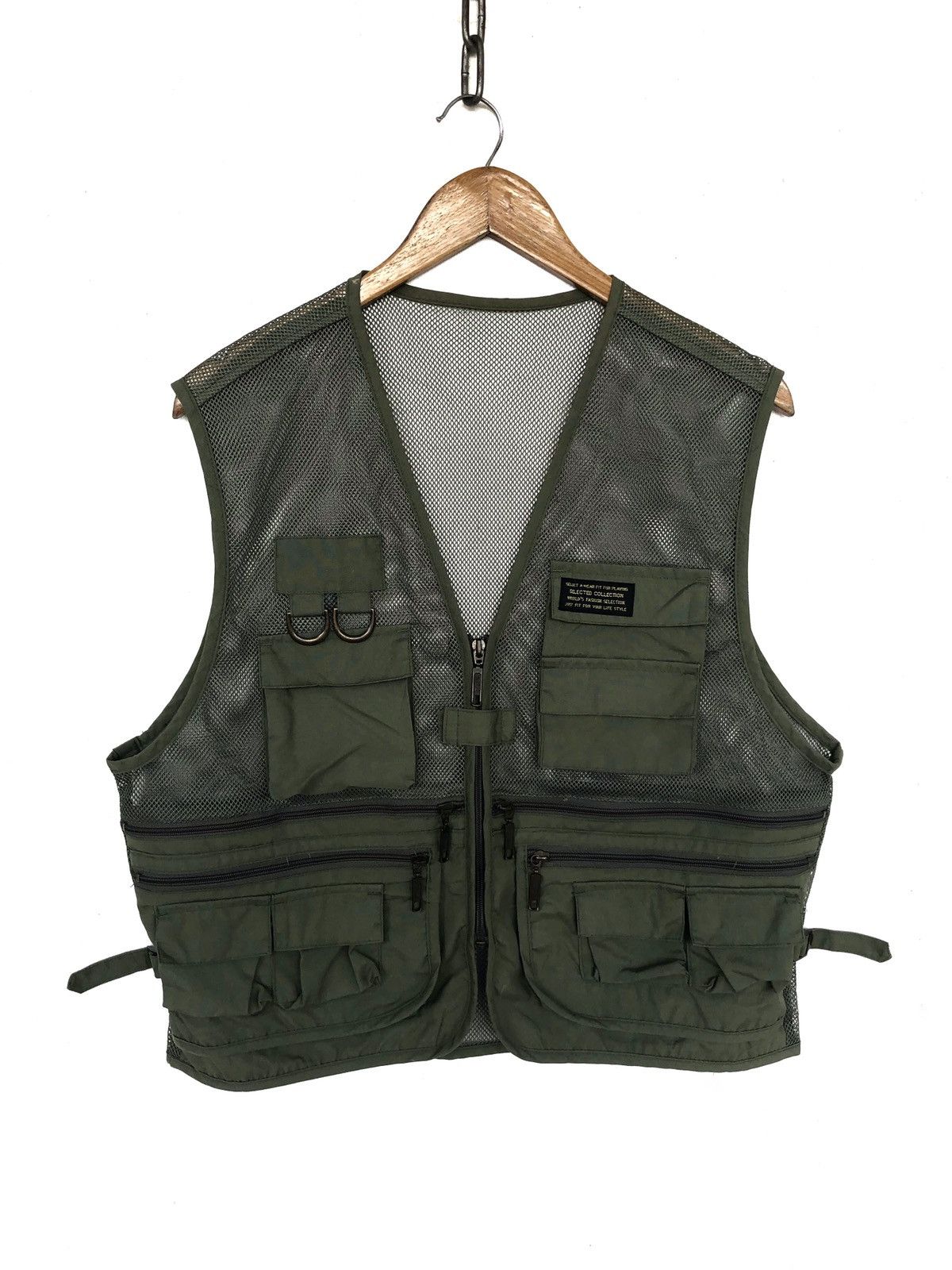 Kodak 🇯🇵 Style Cargo Pocket Cinch Side Tactical Mesh Vest Size US L / EU 52-54 / 3 - 1 Thumbnail