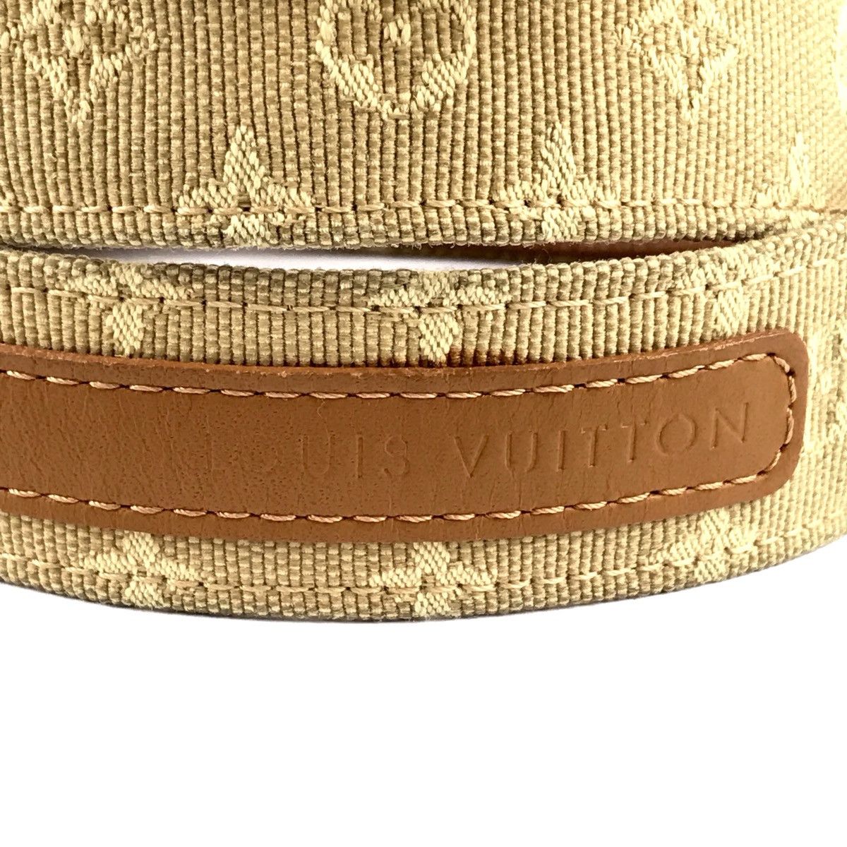 Louis Vuitton Mini Lin Canvas Tan Louis Vuitton Monogram Belt Size ONE SIZE - 5 Thumbnail