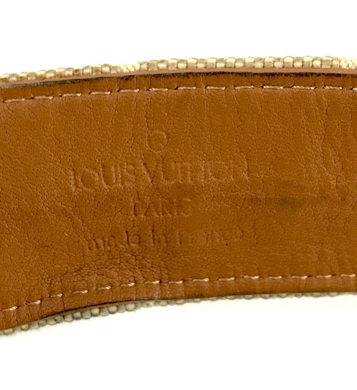 Louis Vuitton Mini Lin Canvas Tan Louis Vuitton Monogram Belt Size ONE SIZE - 8 Thumbnail