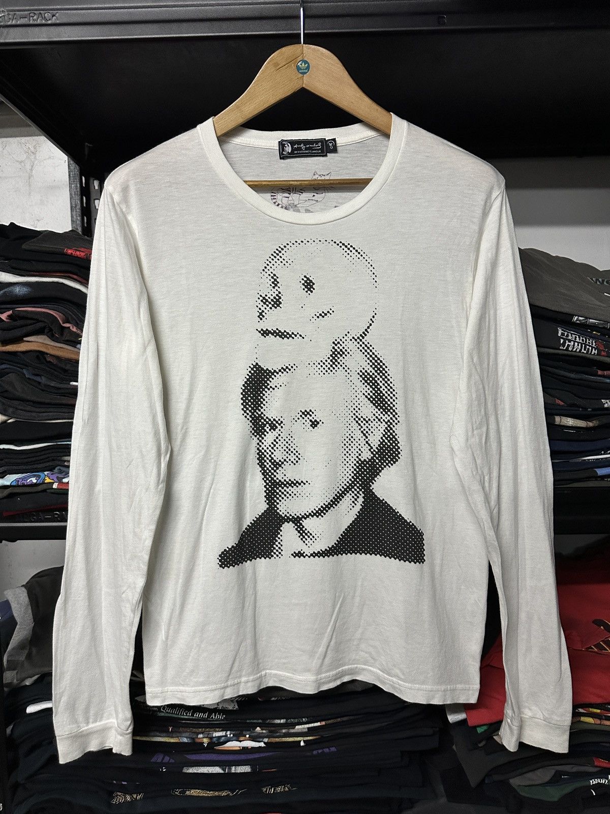 Vintage Hysteric Glamour Andy Warhol Art Skull Tee | Grailed