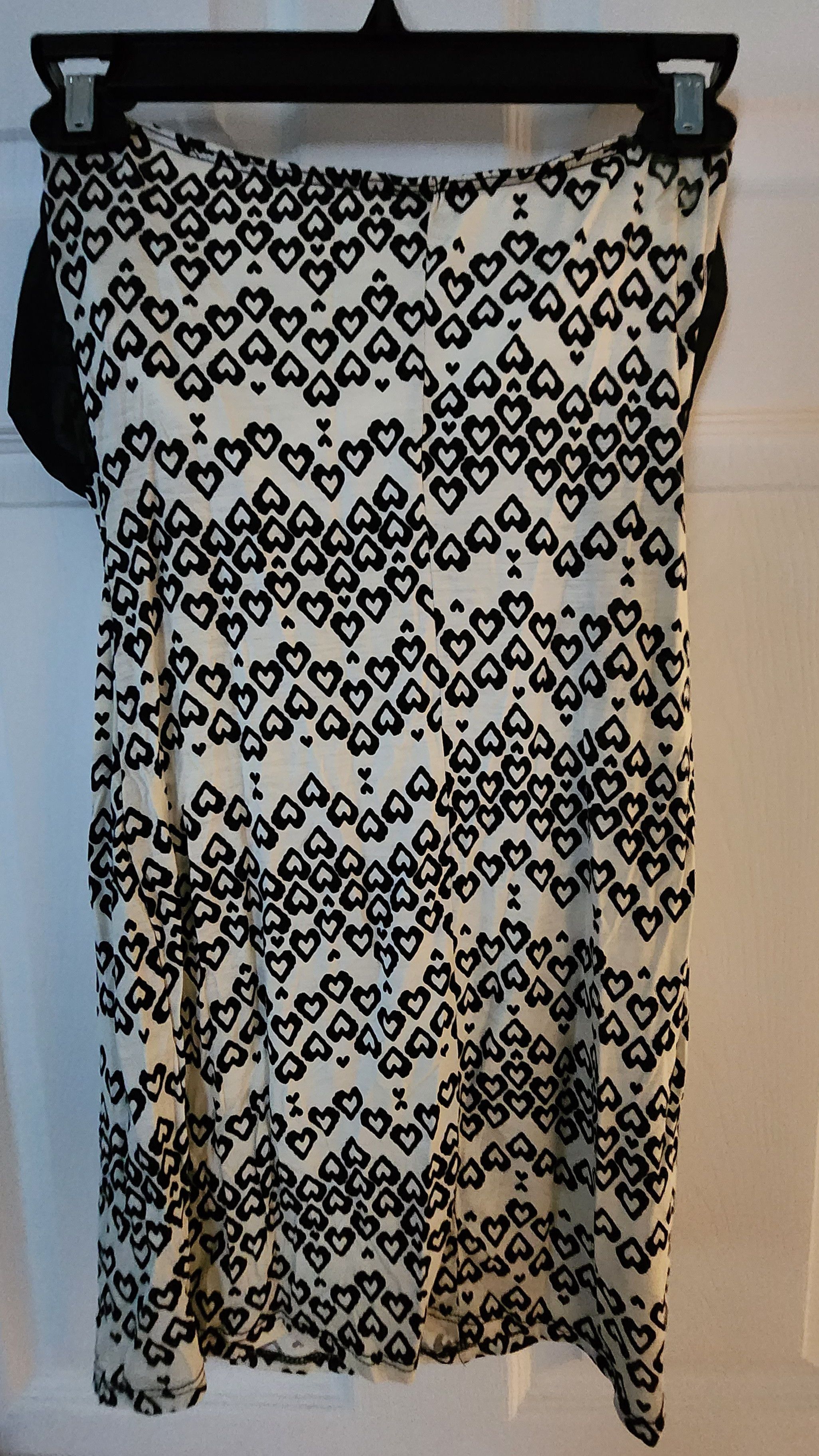 Other Carolina Black & White Hearts Sweetheart Strapless Dress S Size S / US 4 / IT 40 - 2 Thumbnail