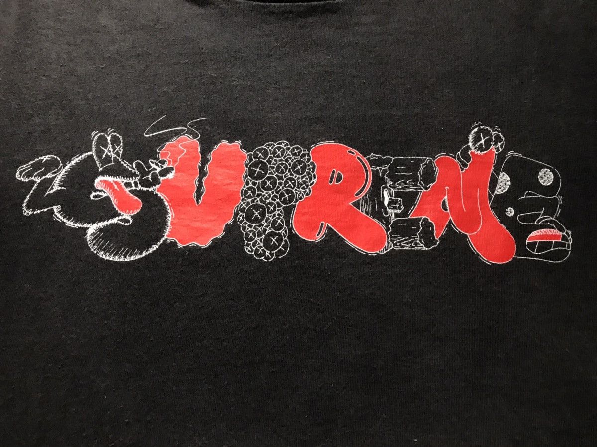 Original Fake Supreme x Original Fake Kaws Bubble Box Logo Tee (2011) Size US S / EU 44-46 / 1 - 3 Thumbnail