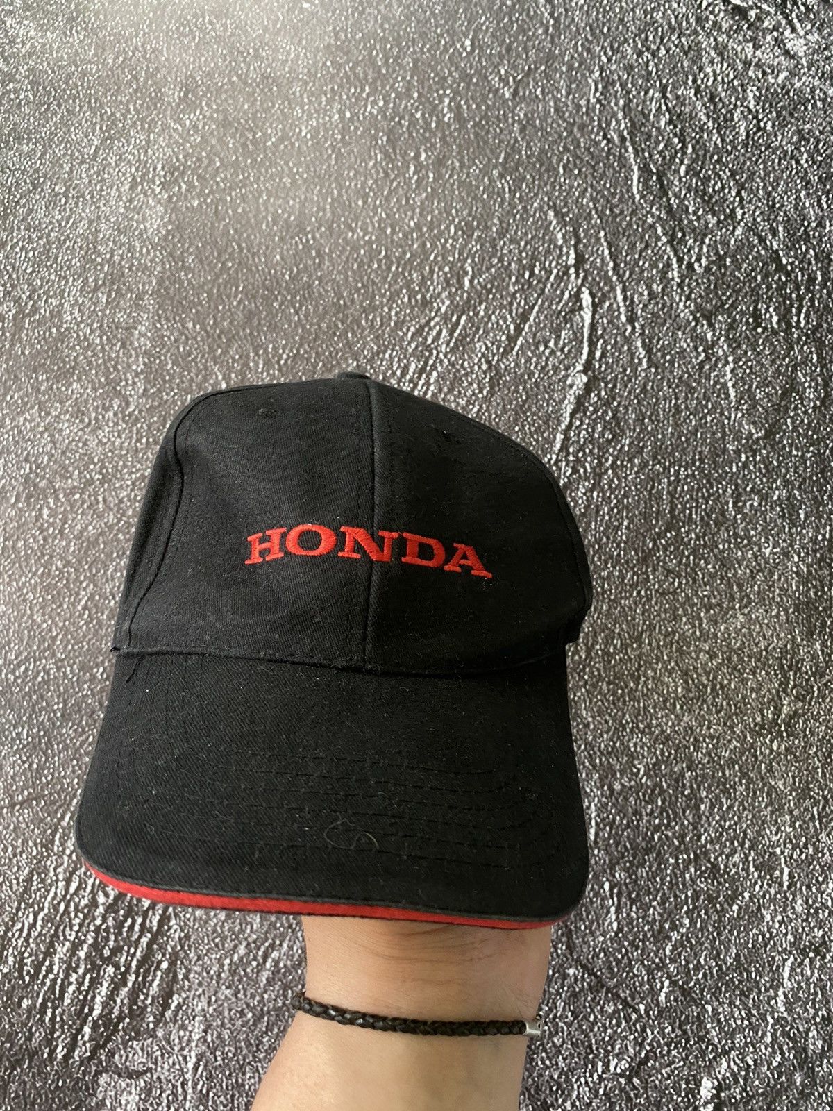 Honda Cap HONDA Hat Faded Black Rare Rucing Y2k Streetwear Size ONE SIZE - 3 Thumbnail