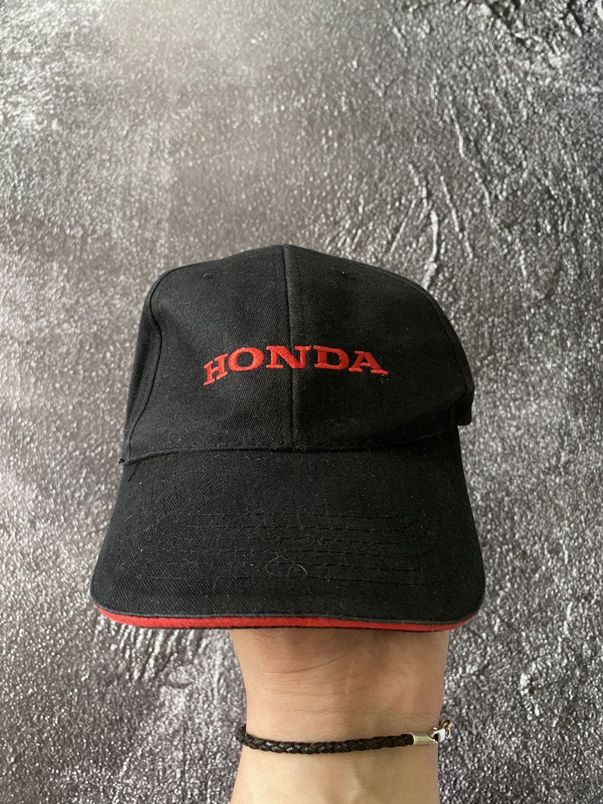 Honda Cap HONDA Hat Faded Black Rare Rucing Y2k Streetwear Size ONE SIZE - 2 Thumbnail