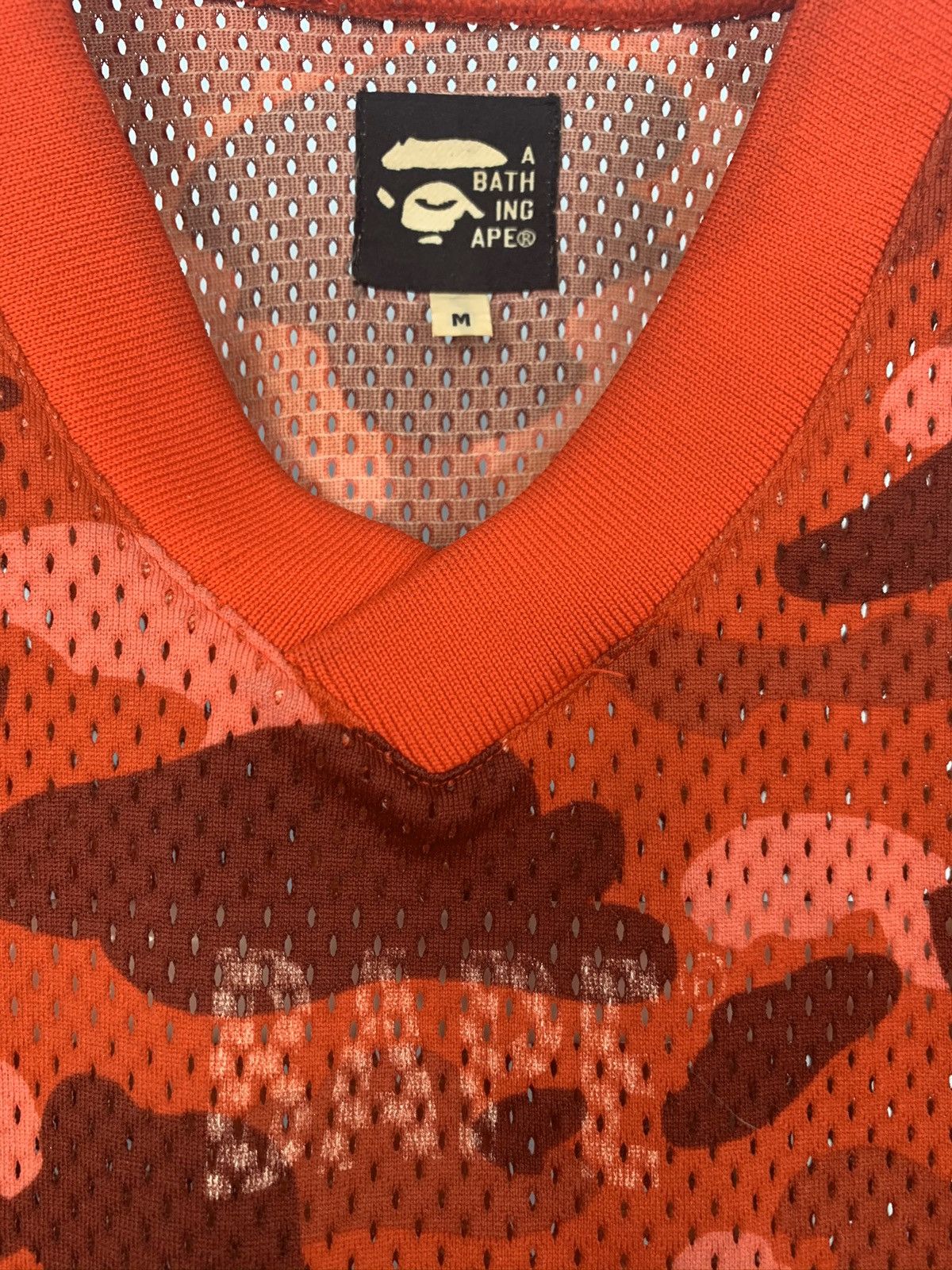 Bape Red Camo Bape Jersey Size US M / EU 48-50 / 2 - 3 Thumbnail