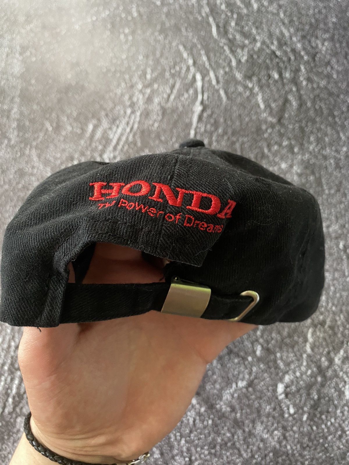 Honda Cap HONDA Hat Faded Black Rare Rucing Y2k Streetwear Size ONE SIZE - 3 Thumbnail