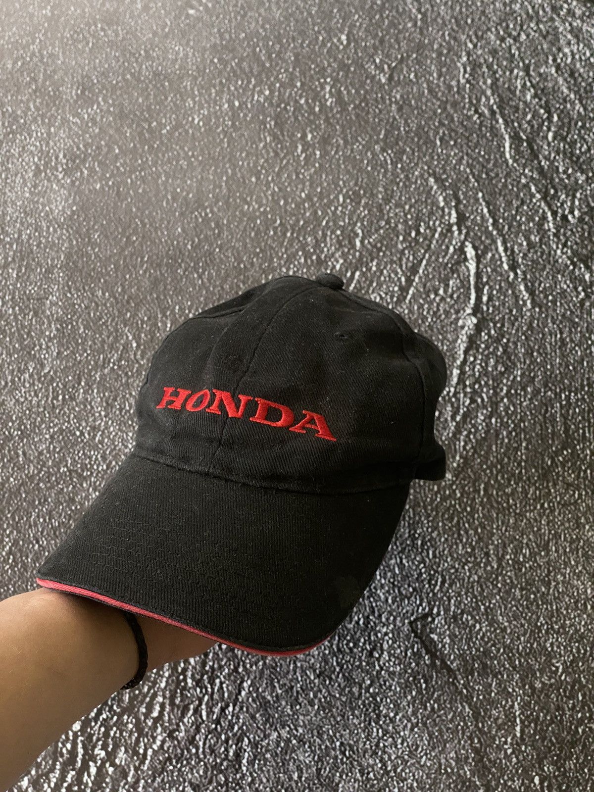 Honda Cap HONDA Hat Faded Black Rare Rucing Y2k Streetwear Size ONE SIZE - 1 Thumbnail