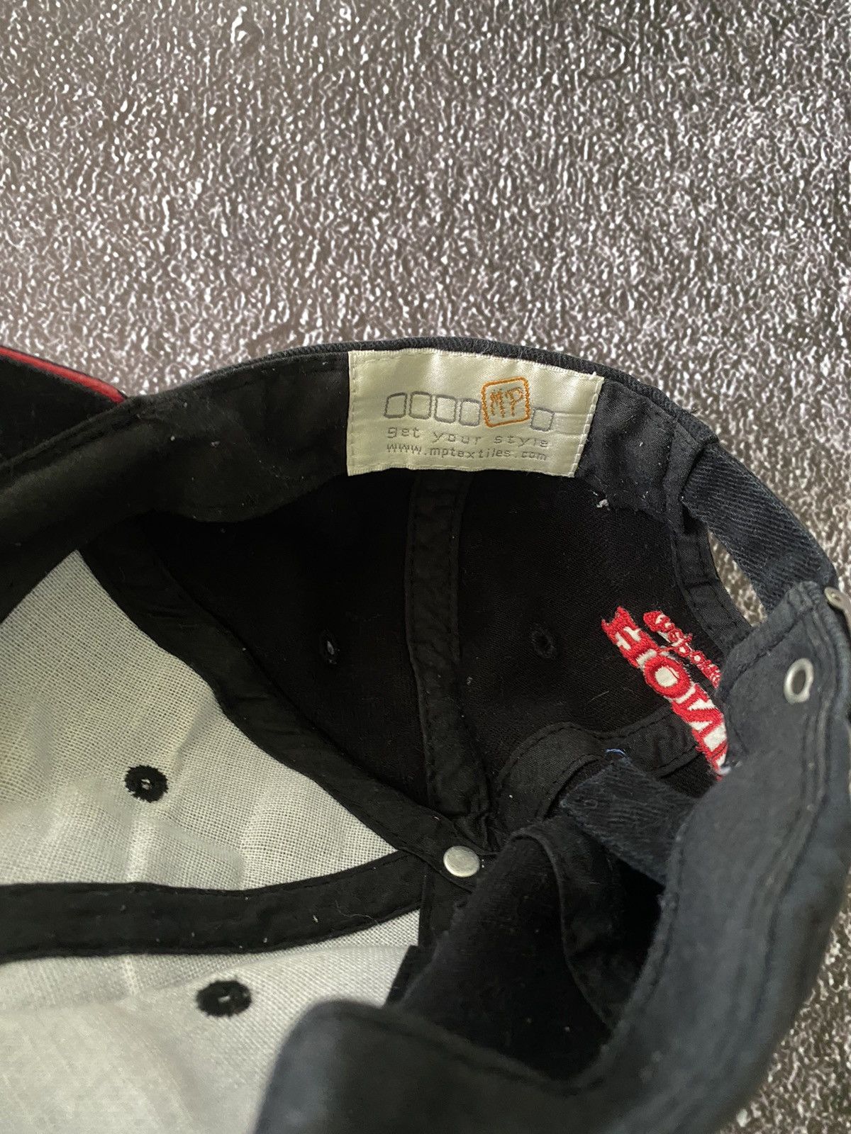 Honda Cap HONDA Hat Faded Black Rare Rucing Y2k Streetwear Size ONE SIZE - 6 Thumbnail