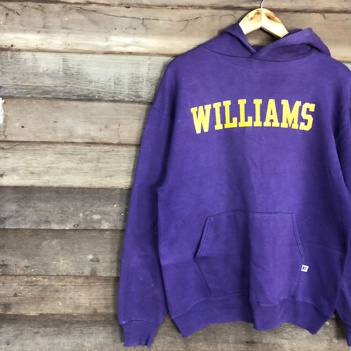 Russell Athletic × Vintage Williams Russel Athletic Purple Hoodies #128B Size US L / EU 52-54 / 3 - 7 Thumbnail