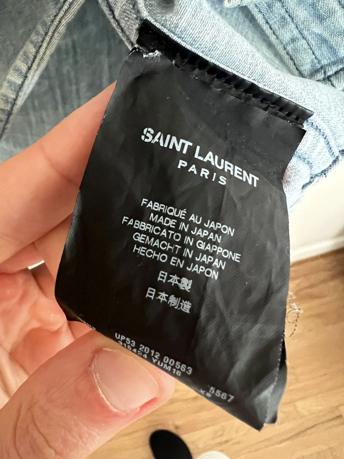 Hedi Slimane Saint Laurent SS13 Rare Denim Shirt Size US S / EU 44-46 / 1 - 6 Thumbnail
