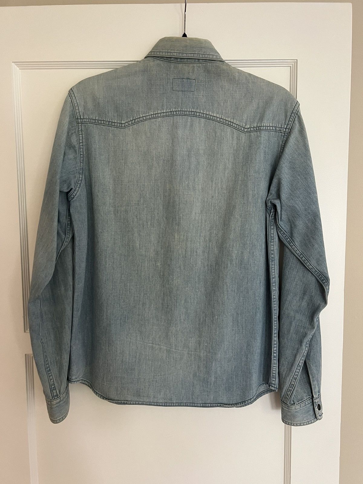 Hedi Slimane Saint Laurent SS13 Rare Denim Shirt Size US S / EU 44-46 / 1 - 3 Thumbnail