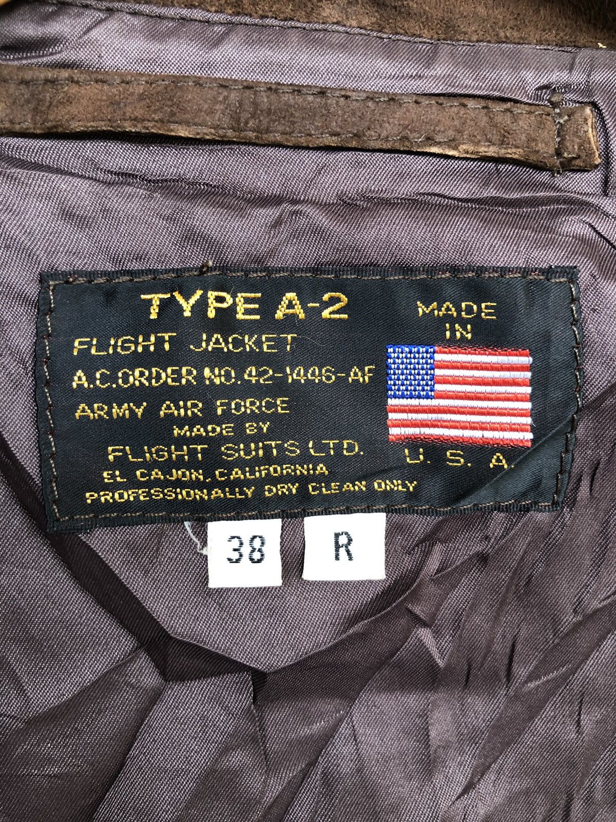 Avirex 70s Suits Ltd Type A2 WWII Buckskins Flight Jacket Size US M / EU 48-50 / 2 - 11 Thumbnail