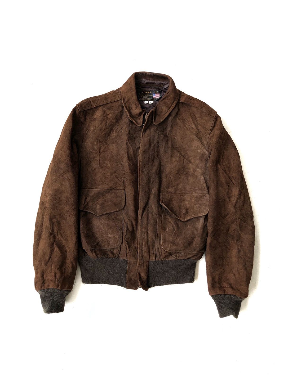 Avirex 70s Suits Ltd Type A2 WWII Buckskins Flight Jacket Size US M / EU 48-50 / 2 - 2 Thumbnail